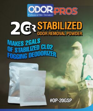 OdorPros 20g Stabilized ClO2 Powder